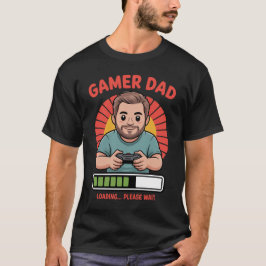 Gamer-Daddy-T-Shirt für Videospiel-Enthusiasten un T-Shirt
