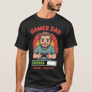Gamer-Daddy-T-Shirt für Videospiel-Enthusiasten un T-Shirt