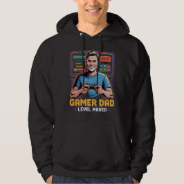 Gamer-Daddy-T-Shirt Level Maximiert für Videospiel Hoodie