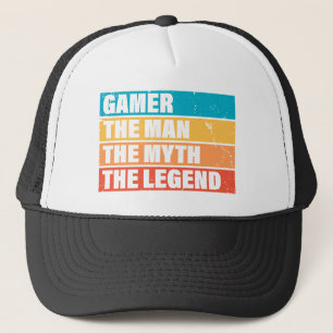 Gamer. Der Mann. Der Mythos. Die Legende. Truckerkappe