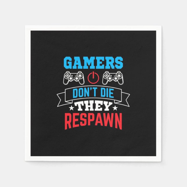 Gamer, die sie wiederpaarten serviette (Vorderseite)