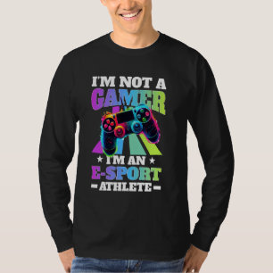 Gamer & E-Sport Athlete, Funny Video Games & eSpor T-Shirt