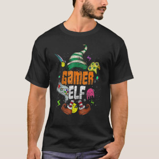 Gamer-Elf-Familie passende Weihnachtsgruppe Xmas-P T-Shirt