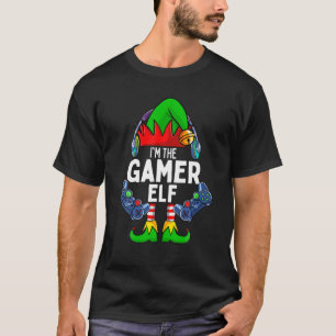 Gamer Elf Matching Familie Weihnachten T-Shirt