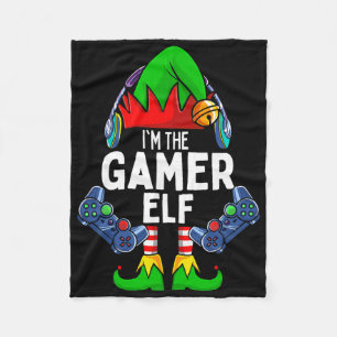 Gamer-Elf-Weihnachten für die ganze Familie Fleecedecke