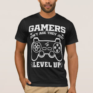 Gamer erleben nicht das Alter, sondern nur den Geb T-Shirt