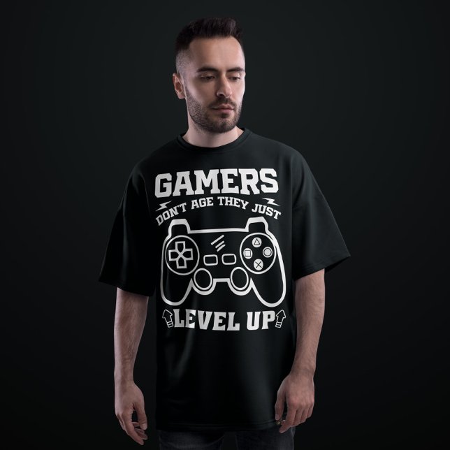 Gamer erleben nicht das Alter, sondern nur den Geb T-Shirt (Von Creator hochgeladen)