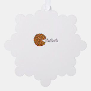 Gamer Erntedank Pumpkin Pie Ess Cream Gaming Ornament Karte