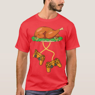 Gamer Erntedank Türkei Videospiele Kinder Jungs  T-Shirt