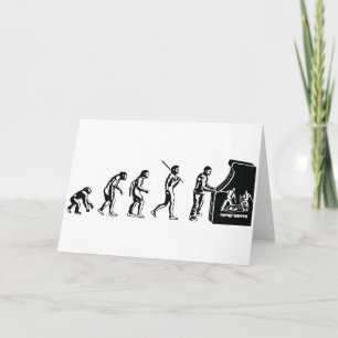 Gamer Evolution - Game Video Games Arcade Geek Karte