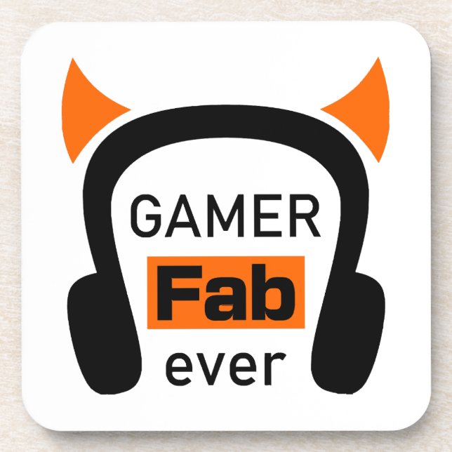 Gamer fab-ever getränkeuntersetzer (Vorderseite)