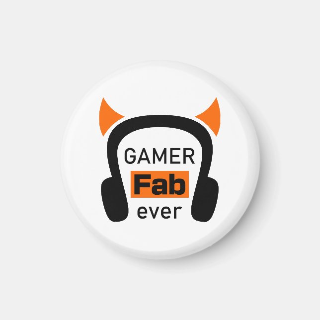 Gamer-Fab-ever Magnet (Vorne)