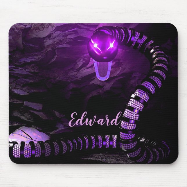 Gamer Fantasy Snake Custom Mousepad (Vorne)