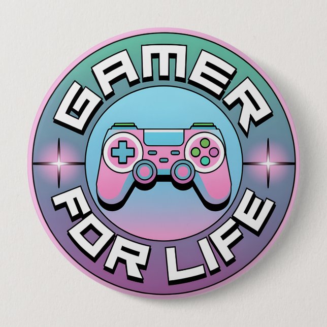 Gamer for Life Button (Vorderseite)