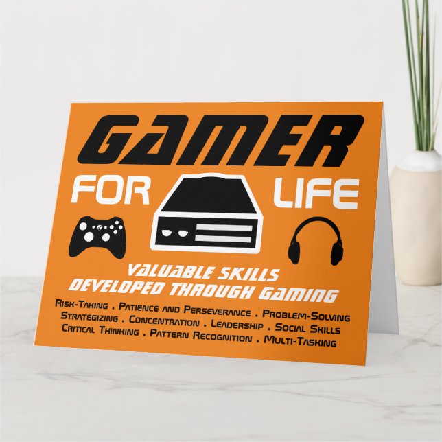 Gamer for Life Karte (Vorderseite)