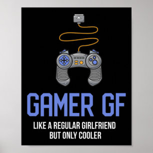 Gamer Freundin Gaming Freundin Poster