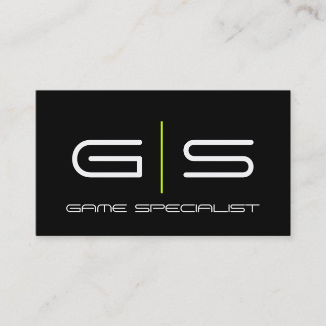 Gamer-Gamer-Spezialist Visitenkarte (Vorderseite)