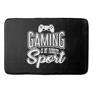Gamer - Gaming ist mein Lieblingssport Badematte