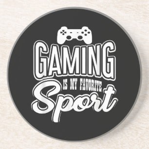 Gamer - Gaming ist mein Lieblingssport Getränkeuntersetzer