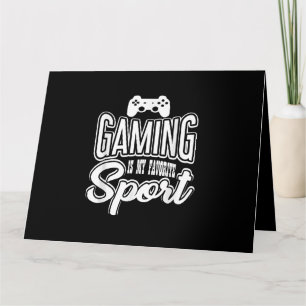 Gamer - Gaming ist mein Lieblingssport Karte