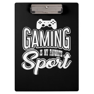 Gamer - Gaming ist mein Lieblingssport Klemmbrett