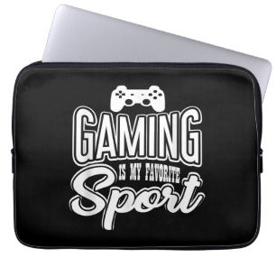 Gamer - Gaming ist mein Lieblingssport Laptopschutzhülle