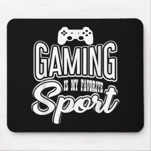 Gamer - Gaming ist mein Lieblingssport Mousepad