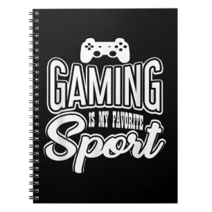 Gamer - Gaming ist mein Lieblingssport Notizblock