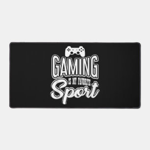 Gamer - Gaming ist mein Lieblingssport Schreibtischunterlage