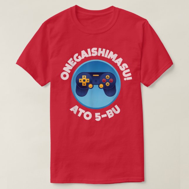 Gamer Gaming-Videospiele Arcade Joystick-Steuerung T-Shirt (Design vorne)