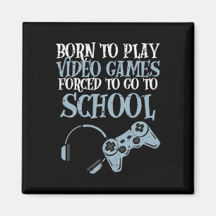 Gamer geboren Spiel Videospiel Spaß Gaming Männer Magnet