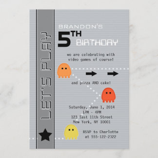 Gamer-Geburtstag Einladung