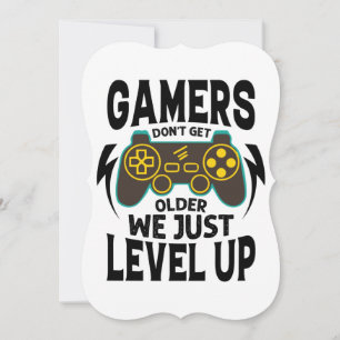 Gamer Geburtstagsgeschenk - Gamer wird nicht älter Karte