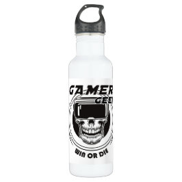 Gamer Geek Edelstahlflasche