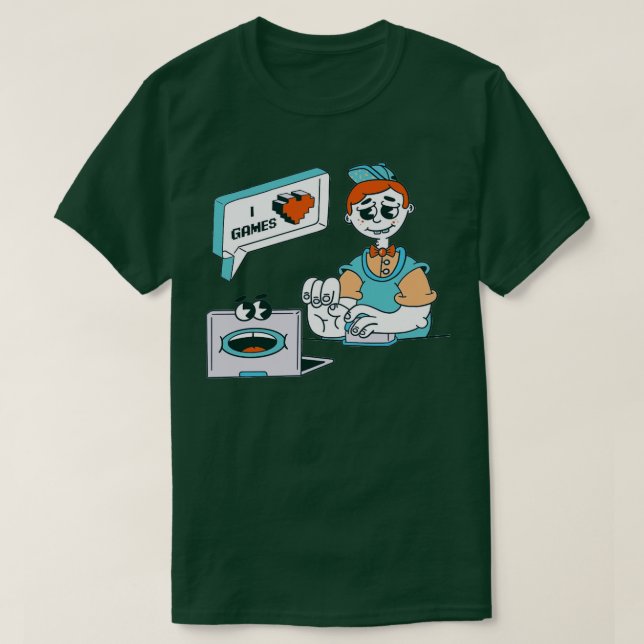 Gamer Geek T-Shirt (Design vorne)