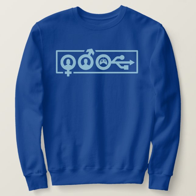 Gamer Gender Sweatshirt (Design vorne)