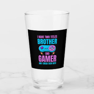 Gamer-Geschenk   Bruder und Gamer Ich zerreiße sie Glas