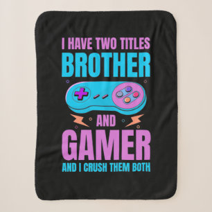 Gamer-Geschenk   Bruder und Gamer Ich zerreiße sie Sherpadecke