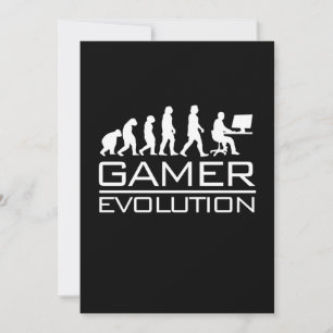 Gamer-Geschenk Gamer-Evolution Einladung