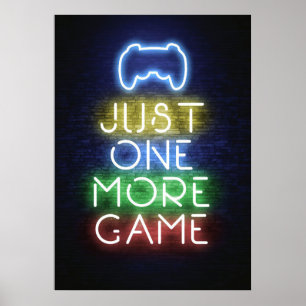 Gamer-Geschenk   Gamer nur noch ein Spiel Poster