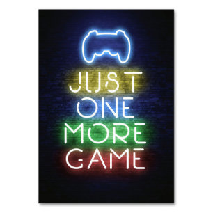Gamer-Geschenk   Gamer nur noch ein Spiel Tischnummer