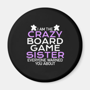 Gamer-Geschenk Ich bin die verrückte Spielerin Magnet