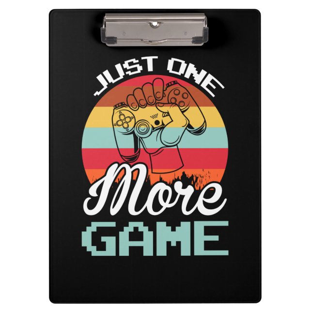 Gamer-Geschenk nur ein weiteres Spiel Klemmbrett (Vorderseite)