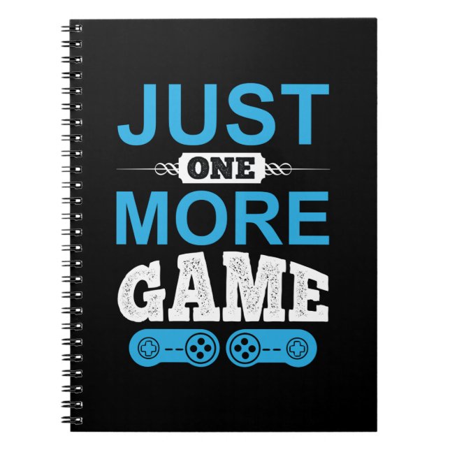 Gamer-Geschenk nur ein weiteres Spiel Notizblock (Vorderseite)