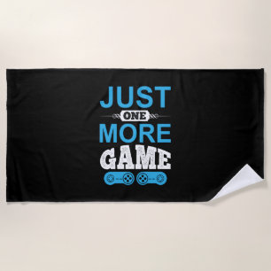 Gamer-Geschenk nur ein weiteres Spiel Strandtuch