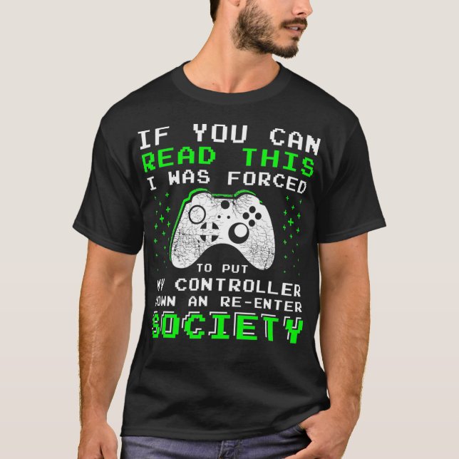 Gamer-Geschenke für junge Jungen, wenn Sie diese V T-Shirt (Vorderseite)