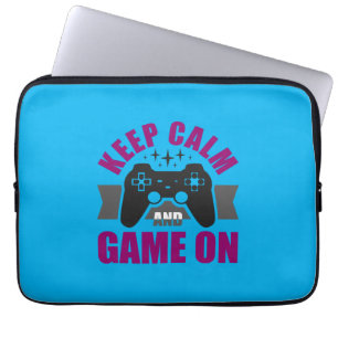 Gamer Gift Behielt Calm Games on Laptopschutzhülle