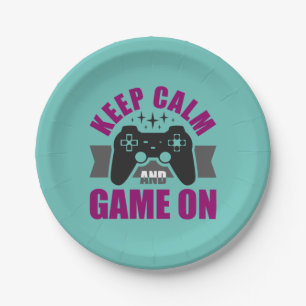 Gamer Gift Behielt Calm Games on Pappteller