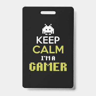 Gamer Gift Behielt Calm I Bin A Gamer Ausweis