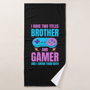 Gamer Gift Frère Et Gamer Je Les Écrabouille Tou